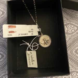 Gold plated Bee necklace